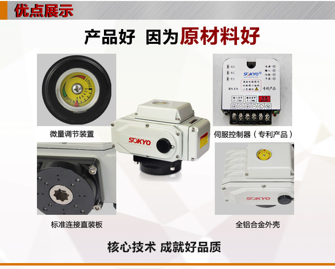 電動(dòng)執(zhí)行機(jī)構(gòu),YTDG-RKB600電動(dòng)執(zhí)行器,電動(dòng)頭產(chǎn)品優(yōu)點(diǎn)1