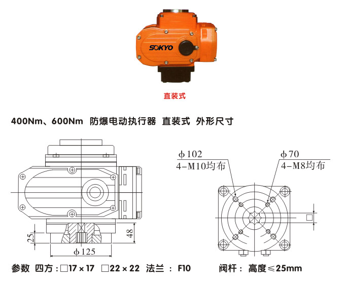 防爆電動執(zhí)行器,YTEx-RS600防爆電動執(zhí)行機(jī)構(gòu)結(jié)構(gòu)圖,直裝式