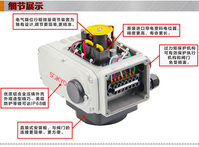 智能電動球閥,YTDZ-RS智能電動調(diào)節(jié)球閥細(xì)節(jié)圖1