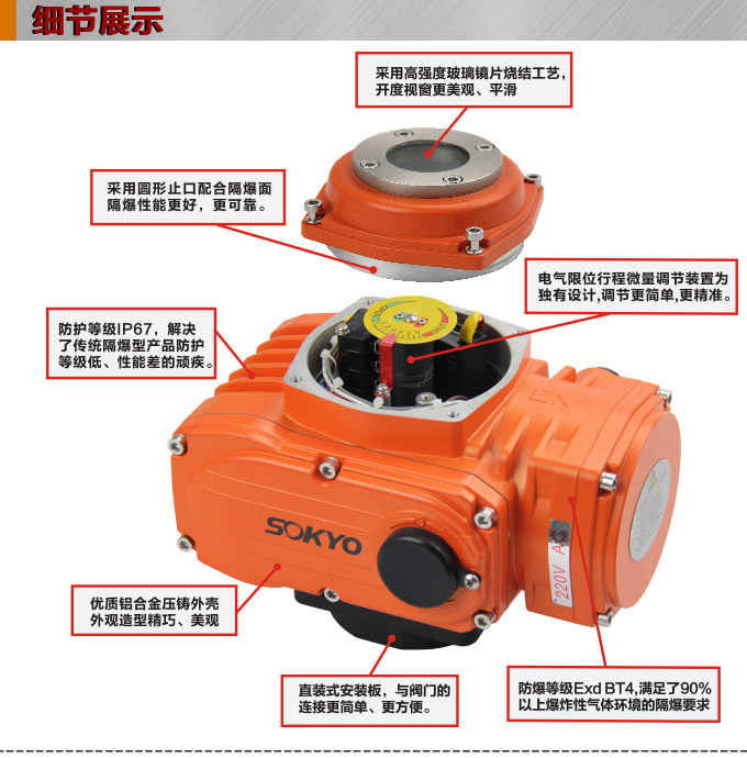 防爆電動球閥,YTEx-RS防爆電動調節(jié)球閥細節(jié)圖1