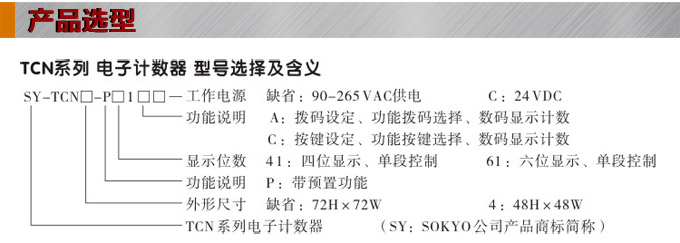 電子計(jì)數(shù)器,TCN智能電子計(jì)數(shù)器產(chǎn)品選型